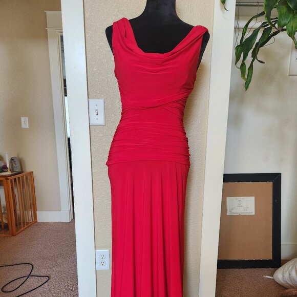 Night Way Red Evening Gown - Picture 1 of 6